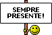 Sempre pres :presente